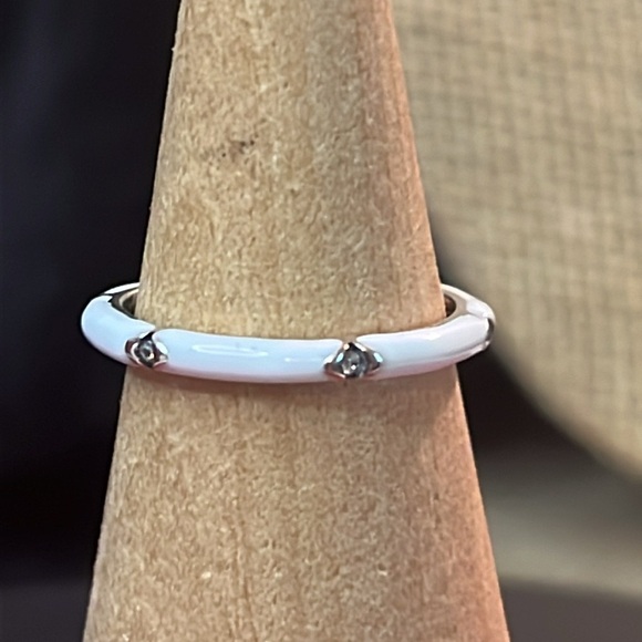 Pandora Me Stones and Enamel Ring Sz 6 - Picture 8 of 11